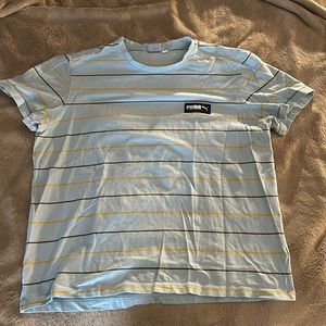 Light blue striped Puma Tee